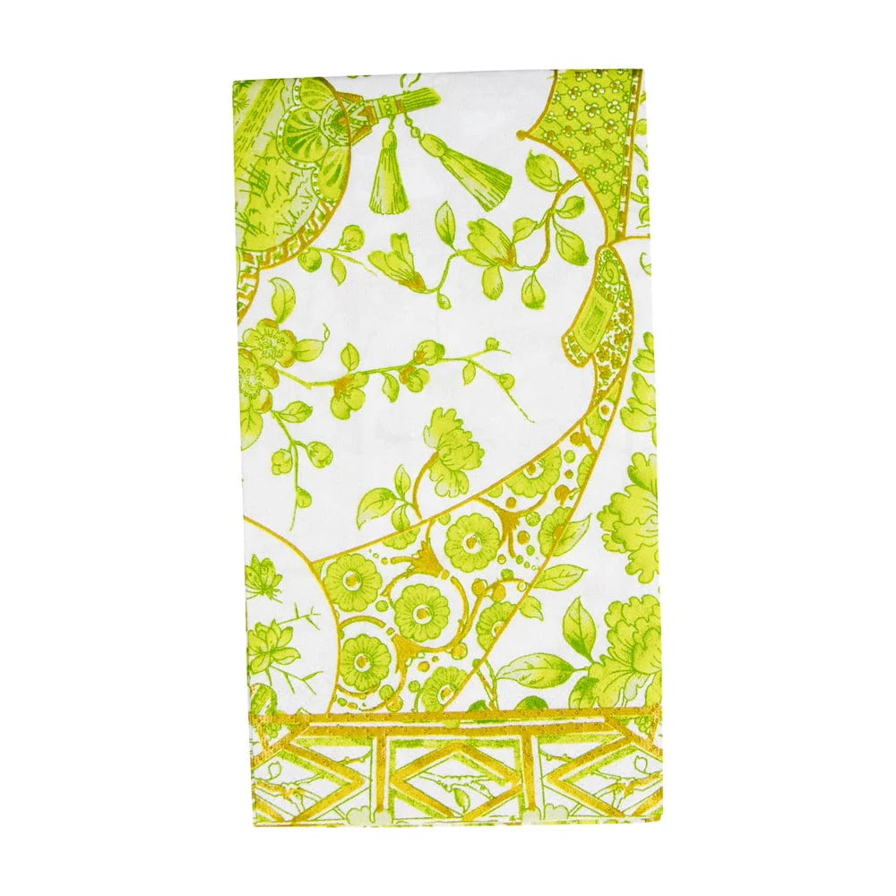 Gilded Porcelain Chartreuse Guest Towel