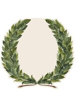 Die Cut Laurel Wreath Placemat- 24 Sheets