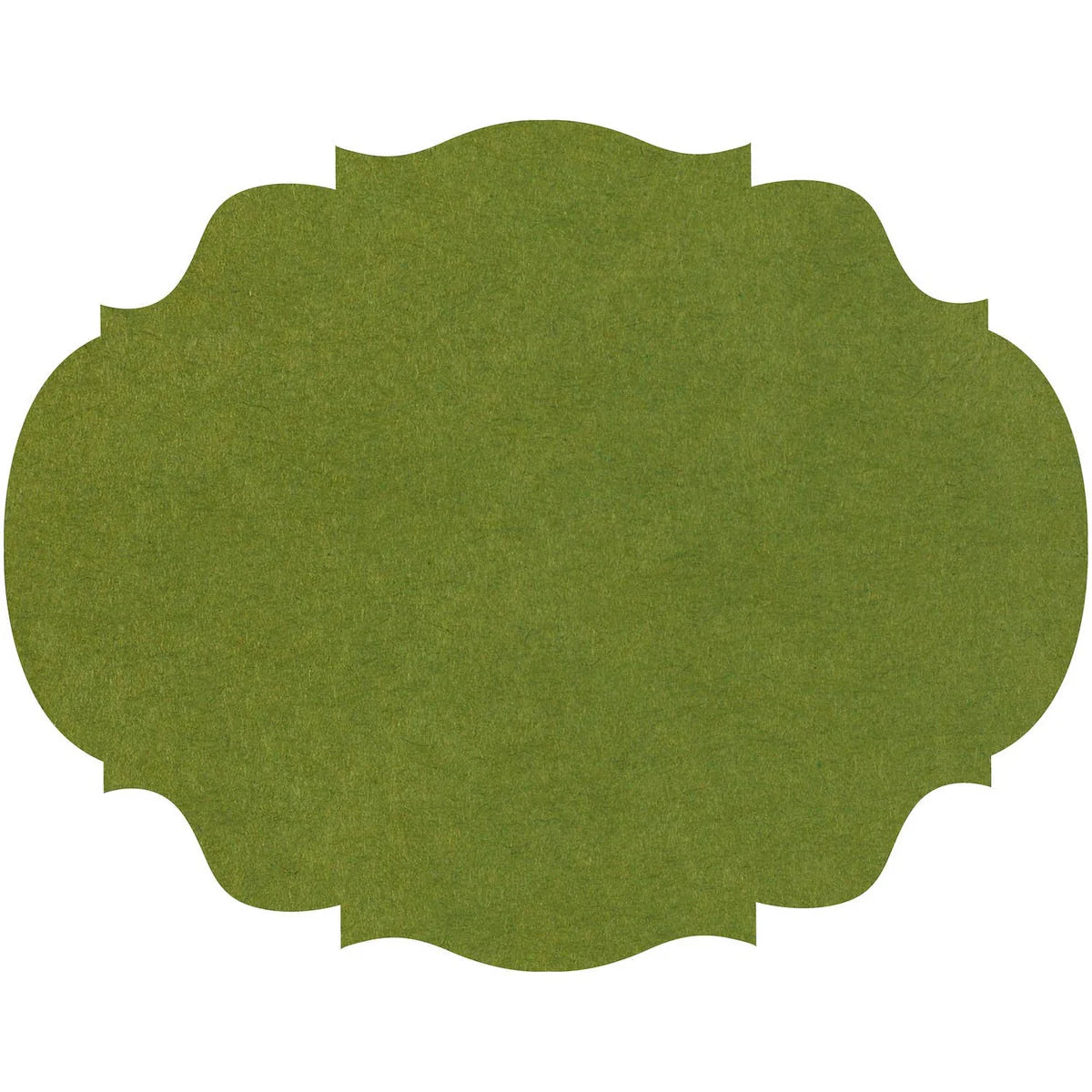 Die Cut Green French Frame Placemat- 12 sheets