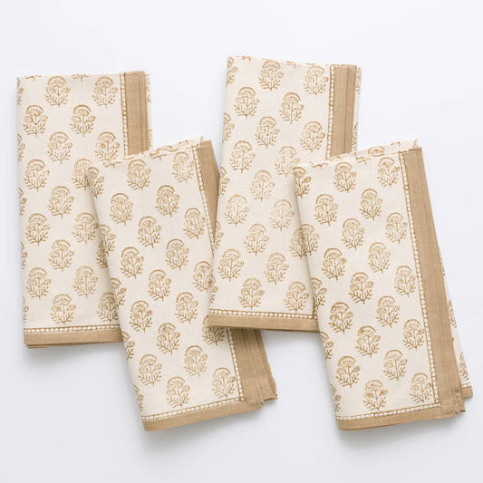 Anika Beige Napkin - Set of 4