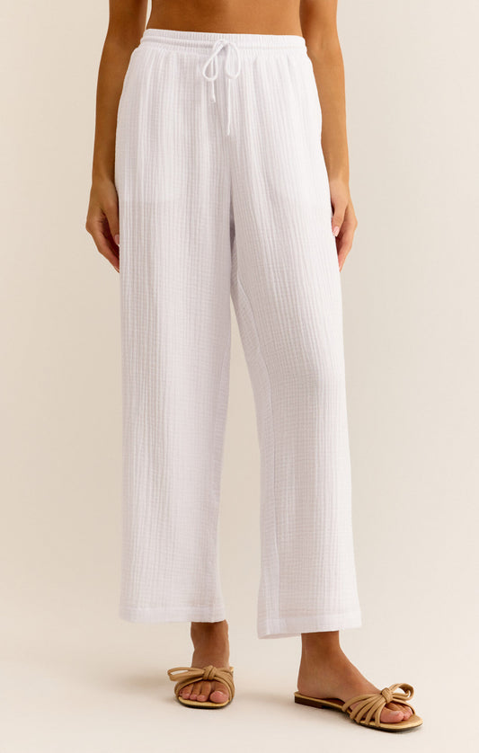 Bondi Gauze White Pant