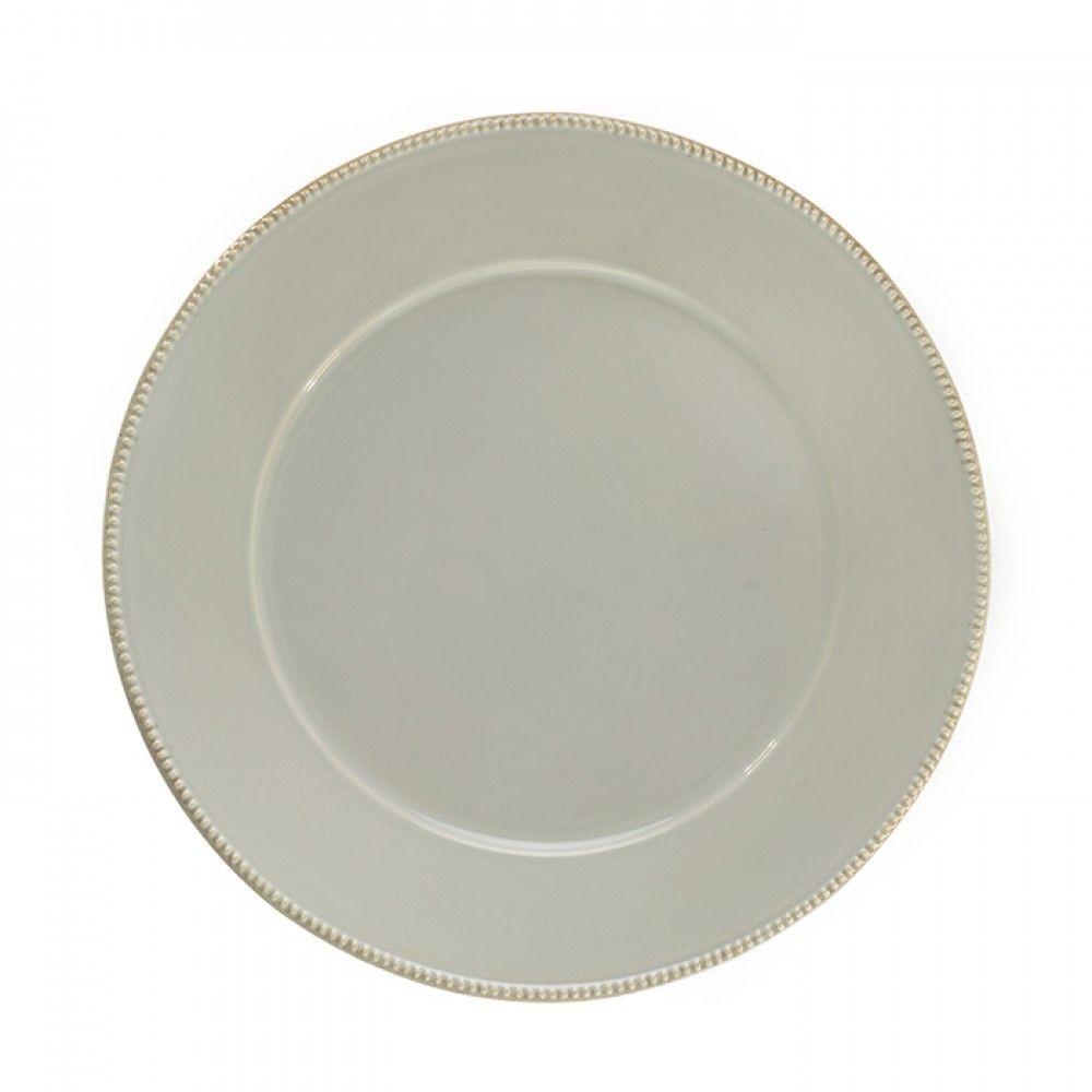 Charger Plate Platter- Ash Grey Luzia